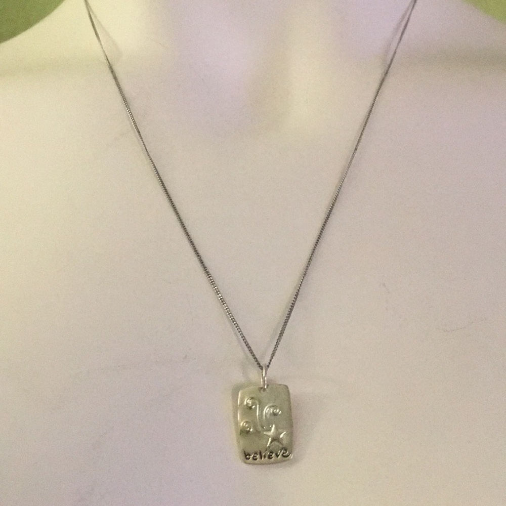 sold 925 silver necklace